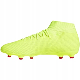 Botas de fútbol adidas Nemeziz 18.3 Fg amarillo azul BB9438 multicolor 2