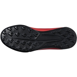 Zapatillas de fútbol adidas X 18.3 Tf Jr rojas BB9403 multicolor rojo 7