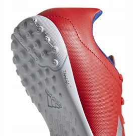 Zapatillas de fútbol adidas X 18.4 Tf Jr rojas BB9417 multicolor rojo 5