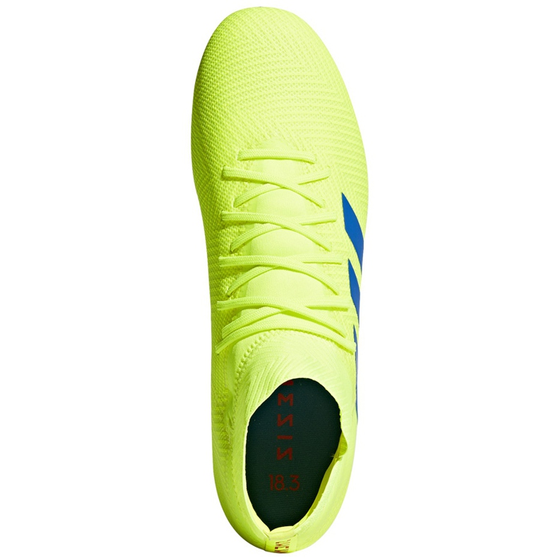 Botas de fútbol adidas Nemeziz 18.3 Fg amarillo azul BB9438 multicolor 1
