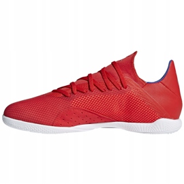 Adidas X 18.3 In rojo zapatos de fútbol BB9392 multicolor 2