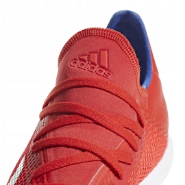 Adidas X 18.3 In rojo zapatos de fútbol BB9392 multicolor 4