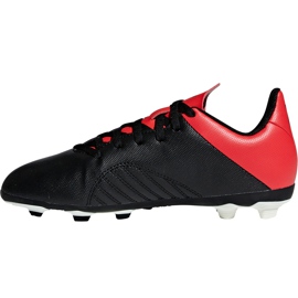 Botas de fútbol adidas X 18.4 FxG Jr BB9378 negro negro 2