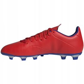 Zapatillas de fútbol Adidas X 18.4 Fg rojas BB9376 multicolor rojo 2