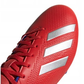 Zapatillas de fútbol Adidas X 18.4 Fg rojas BB9376 multicolor rojo 3