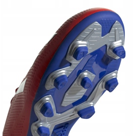 Zapatillas de fútbol Adidas X 18.4 Fg rojas BB9376 multicolor rojo 5