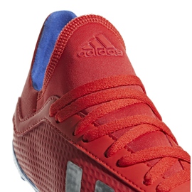 Adidas X 18.3 Fg Jr rojo zapatos de fútbol BB9371 multicolor 4