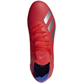 Adidas X 18.3 Fg Jr rojo zapatos de fútbol BB9371 multicolor 1