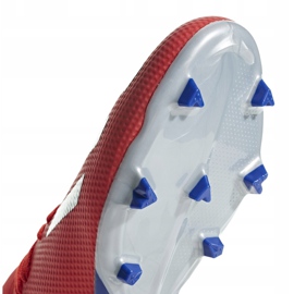 Zapatillas de fútbol Adidas X 18.3 Fg rojas BB9367 multicolor rojo 5