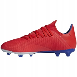 Zapatillas de fútbol Adidas X 18.3 Fg rojas BB9367 multicolor rojo 2