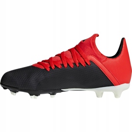 Botas de fútbol adidas X 18.3 Fg Jr BB9370 negro negro 2