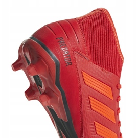 Botas de fútbol adidas Predator 19.3 Fg BB9334 multicolor rojo 4