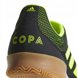 Zapatillas de fútbol adidas Copa 19.3 In Sala negro amarillo BB8093 3