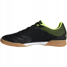 Zapatillas de fútbol adidas Copa 19.3 In Sala negro amarillo BB8093 2