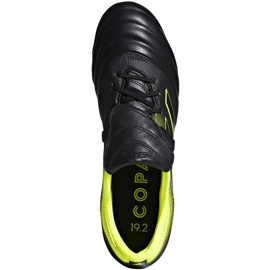 Zapatillas de fútbol adidas Copa Gloro 19.2 Fg negro amarillo BB8089 2