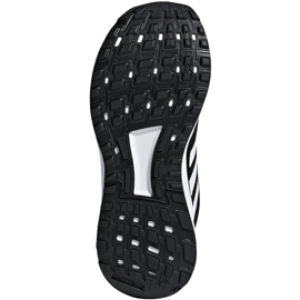 Zapatillas adidas Duramo 9 K para niños negras y blancas BB7061 blanco negro 6