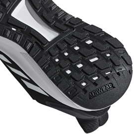 Zapatillas adidas Duramo 9 K para niños negras y blancas BB7061 blanco negro 5