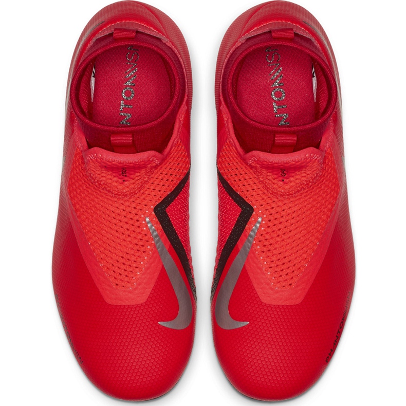 Calzado de fútbol Nike Phantom Vsn Academy Df FG / MG Jr AO3287 600 rojo rojo 1