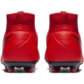 Calzado de fútbol Nike Phantom Vsn Academy Df FG / MG Jr AO3287 600 rojo rojo 4