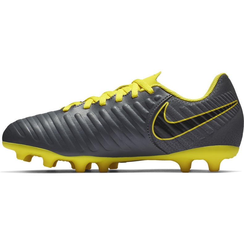 Zapatillas de fútbol Nike Tiempo Legend 7 Club Mg Jr AO2300 070 negro gris 1