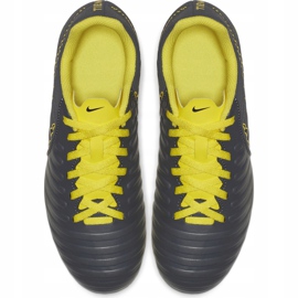 Zapatillas de fútbol Nike Tiempo Legend 7 Club Mg Jr AO2300 070 negro gris 2