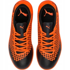 Zapatillas de fútbol Puma Future 2.4 It Junior negro-naranja 104846 02 1