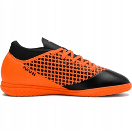 Zapatillas de fútbol Puma Future 2.4 It Junior negro-naranja 104846 02 2