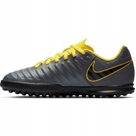 Zapatillas de fútbol Nike Tiempo Legend 7 Club Tf Jr AH7261070 negro gris 1