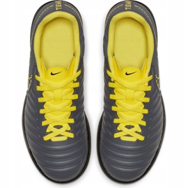 Zapatillas de fútbol Nike Tiempo Legend 7 Club Ic Jr AH7260 070 negro gris 2