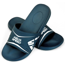 Pantuflas de piscina para hombre Aqua-Speed ​​Dakota, col.10 azul marino 1
