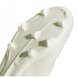 Botas de fútbol adidas X 18.3 Fg Jr DB2417 crema blanca beige 5