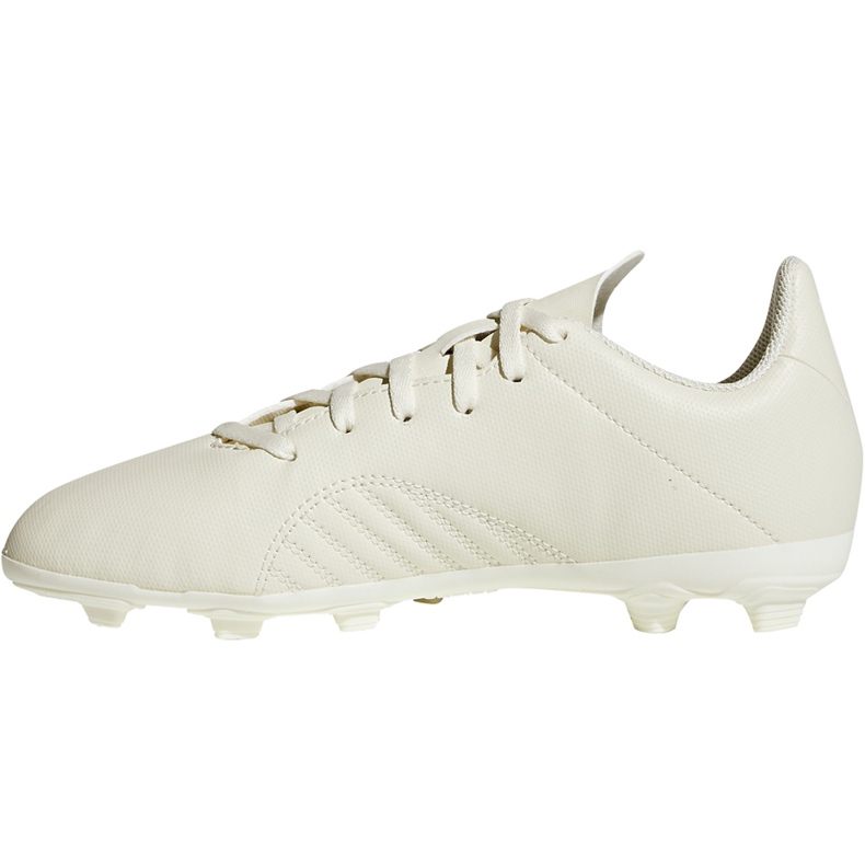 Botas de fútbol adidas X 18.4 FxG Jr DB2421 multicolor beige 1