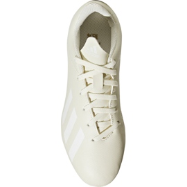 Botas de fútbol adidas X 18.4 FxG Jr DB2421 multicolor beige 2