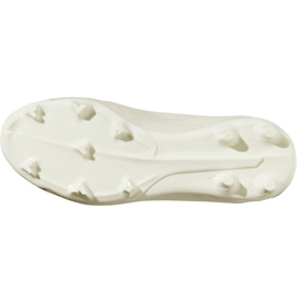 Botas de fútbol adidas X 18.3 Fg Jr DB2417 crema blanca beige 6