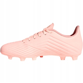 Botas de fútbol adidas Predator 18.4 FxG DB2008 rosado multicolor 1
