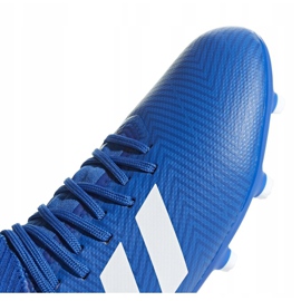 Las botas de fútbol adidas Nemeziz 18.3 Fg Jr DB2351 multicolor azul 3
