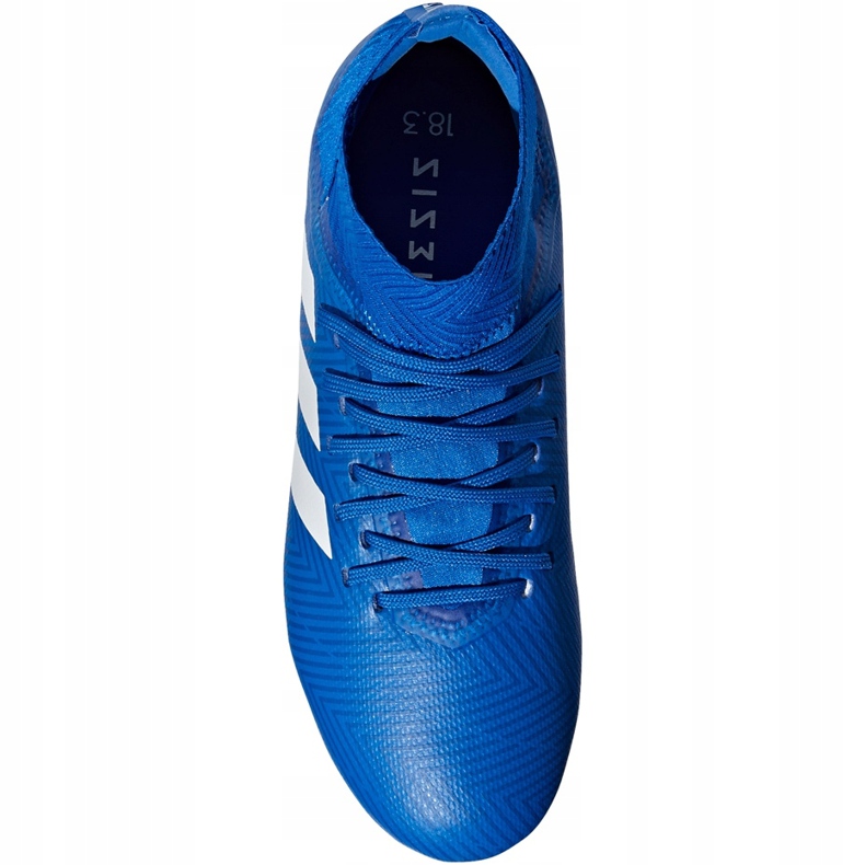 Las botas de fútbol adidas Nemeziz 18.3 Fg Jr DB2351 multicolor azul 1