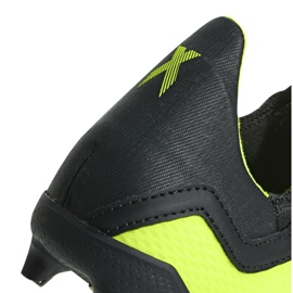 Botas de fútbol adidas X 18.3 Fg Jr DB2418 multicolor verde 4