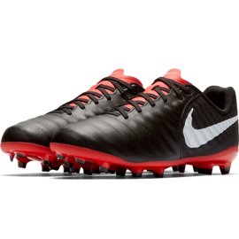 Zapatos de fútbol Nike Tiempo Legend 7 Academy Mg Jr AO2291 006 negro 3