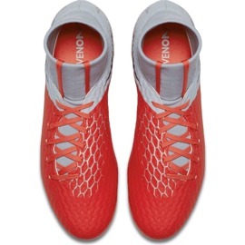 Calzado de fútbol Nike Hypervenom 3 Academy Df Fg AQ9217 600 multicolor plata 1