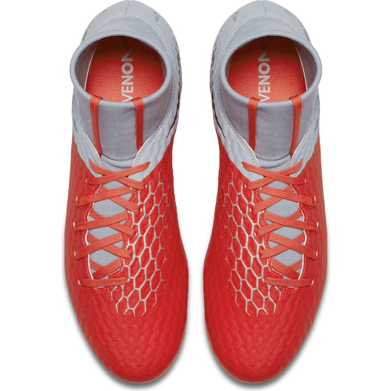 Calzado de fútbol Nike Hypervenom 3 Academy Df Fg AQ9217 600 multicolor plata 1