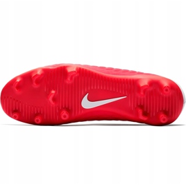 Calzado de fútbol Nike Hypervenom Phantom 3 Club Fg Jr AJ4146 600 multicolor rojo 5