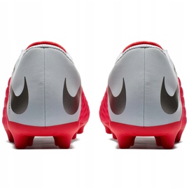 Calzado de fútbol Nike Hypervenom Phantom 3 Club Fg Jr AJ4146 600 multicolor rojo 4