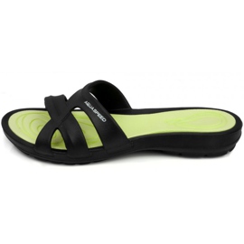 Zapatilla piscina mujer Aqua-speed Panama col.38 negro verde 2