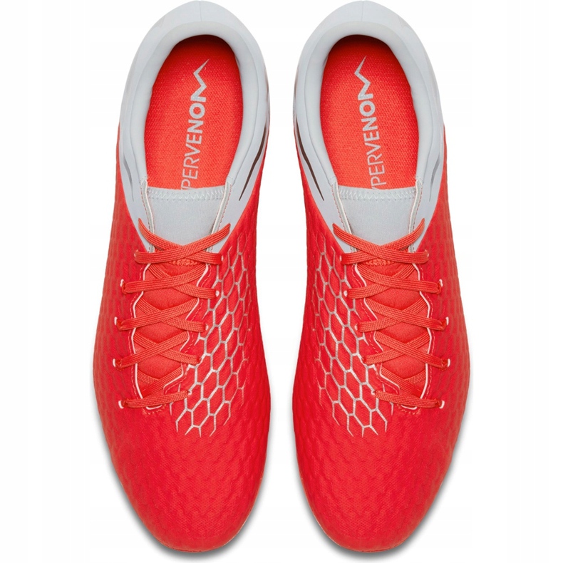 Calzado de fútbol Nike Hypervenom 3 Academy Fg AJ4120 600 rojo 1