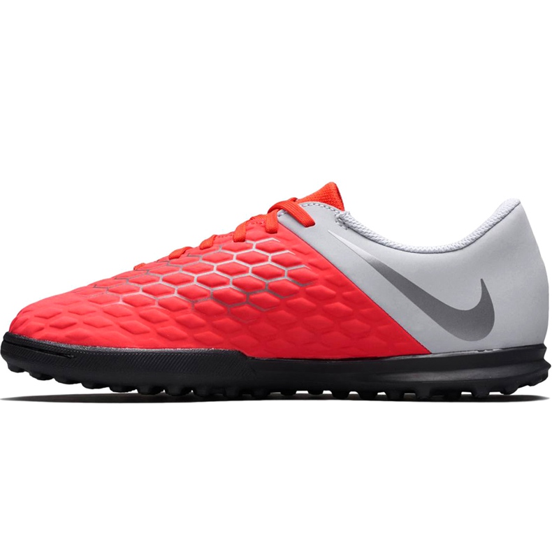 Calzado de fútbol Nike Hypervenom Phantom X 3 Club Tf Jr AJ3790 600 multicolor rojo 1