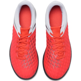 Calzado de fútbol Nike Hypervenom Phantom X 3 Club Tf Jr AJ3790 600 multicolor rojo 2