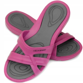 Zapatilla piscina mujer Aqua-Speed ​​Panama col.03 rosado 1