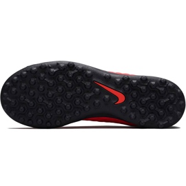 Calzado de fútbol Nike Hypervenom Phantom X 3 Club Tf Jr AJ3790 600 multicolor rojo 5