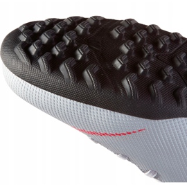 Zapatos de fútbol Nike Mercurial Vapor X 12 Club Tf Jr AH7355 060 multicolor gris 6